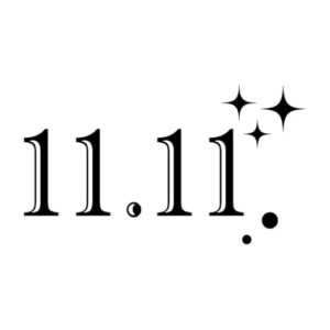 11:11 Angel Number Semi-Permanent Tattoo Waterproof Minimalist Design