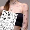 20 Pcs Peace Cross Semi-Permanent Tattoos Waterproof Plant-Based Ink